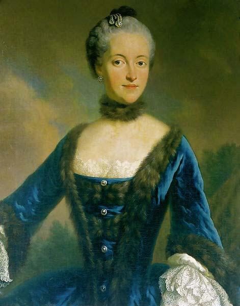 unknow artist Portrait of Maria Josepha of Bavaria oil painting image